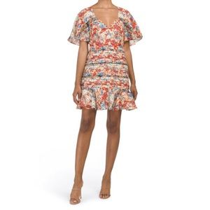 NWT La Maison Talulah Carnevale Linen Mini Dress